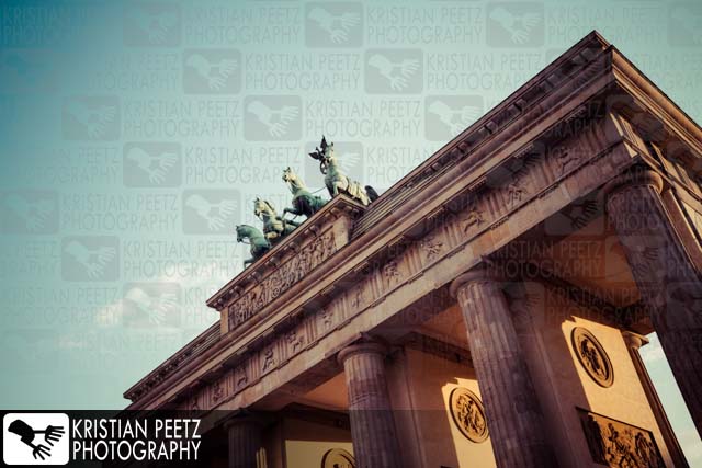 The "Brandenburger Tor" in Berlin - Copyright by Kristian Peetz
